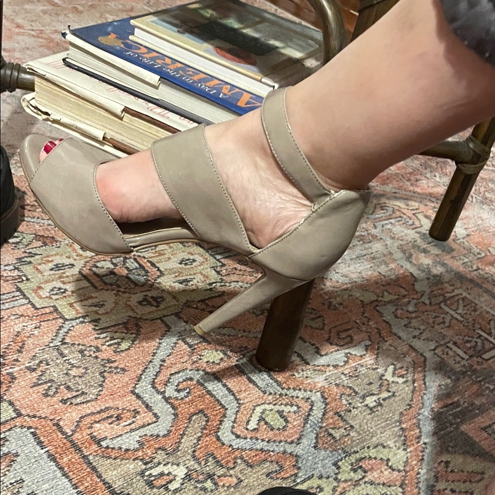 Audrey Brooke Taupe Women's Heels